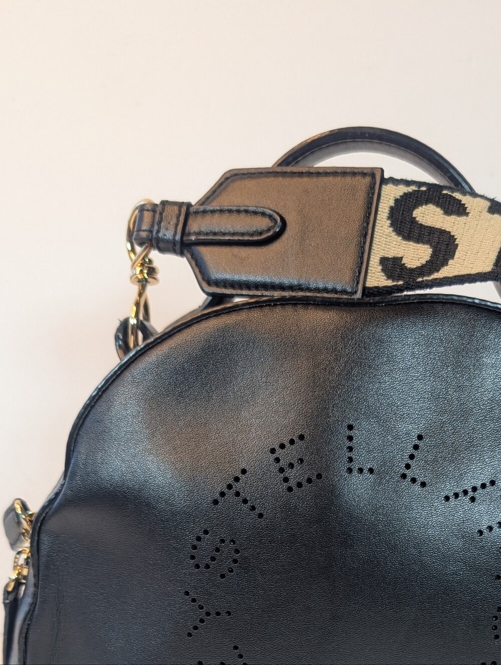 Stella McCartney Logo Cylinder Duffle Shoulder Crossbody Bag - Picture 9 of 15